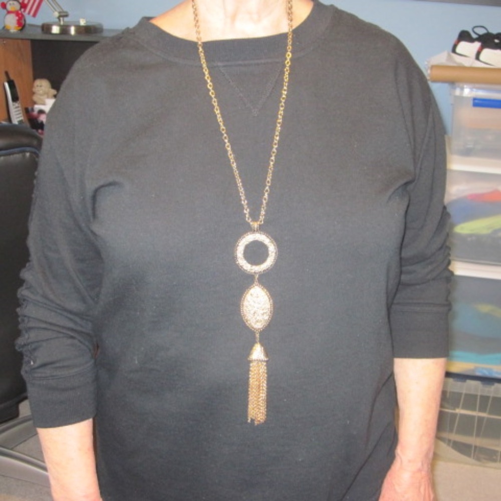 Beautiful gold necklace